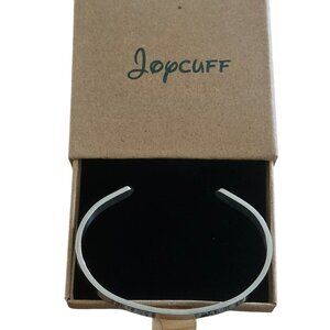 Joycuff Engraved Stainless Steel Cuff Bracelet "Friends Are The Family We Choose